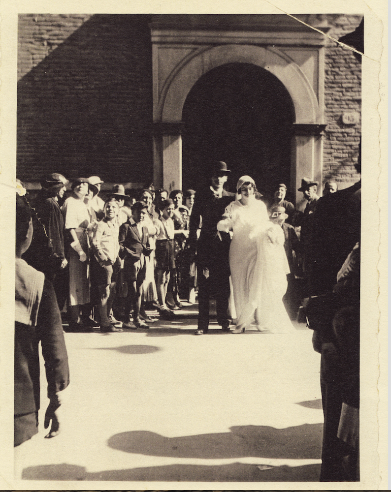 Laura Bassani e Isacco Fink · matrimonio, 1934